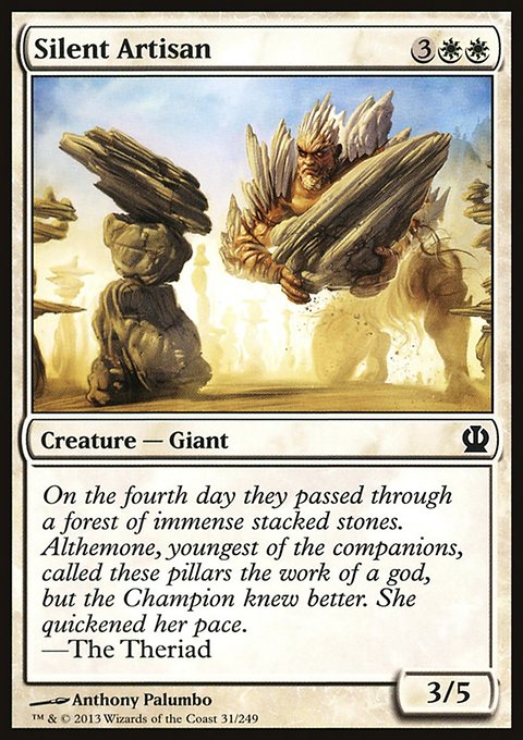 Silent Artisan, Theros #31, Magic: The Gathering card
