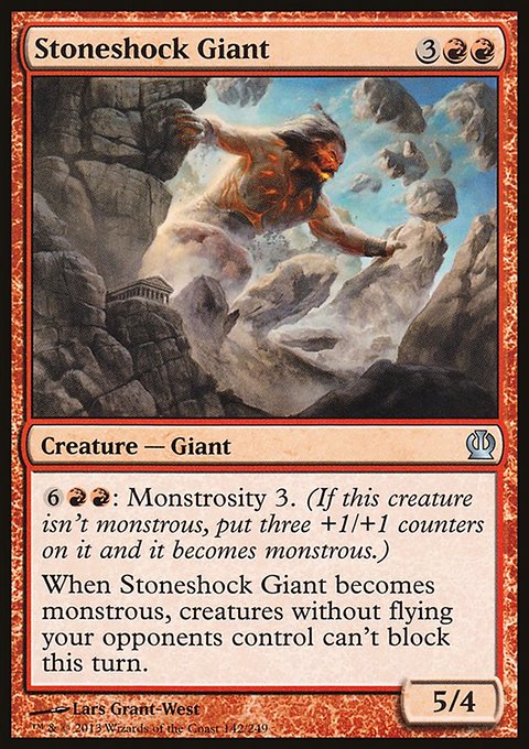 Stoneshock Giant, Theros #142, Magic: The Gathering card
