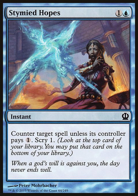 Stymied Hopes, Theros #64, Magic: The Gathering card