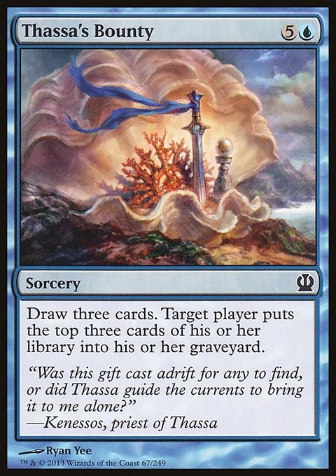 Thassa's Bounty, Theros #67, Magic: The Gathering card