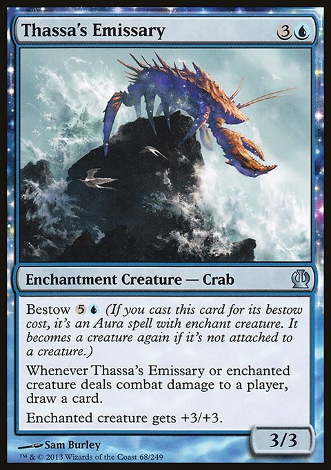 Thassa's Emissary, Theros #68, Magic: The Gathering card