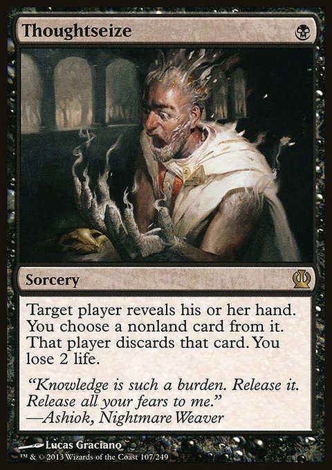 Thoughtseize, Theros #107, Magic: The Gathering card
