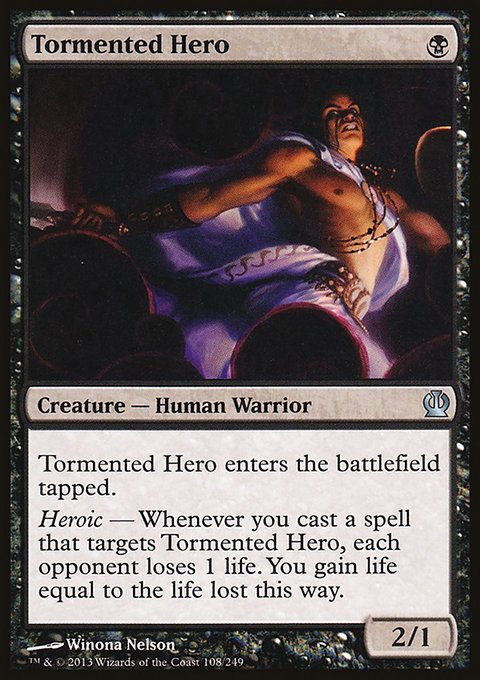 Tormented Hero, Theros #108, Magic: The Gathering card