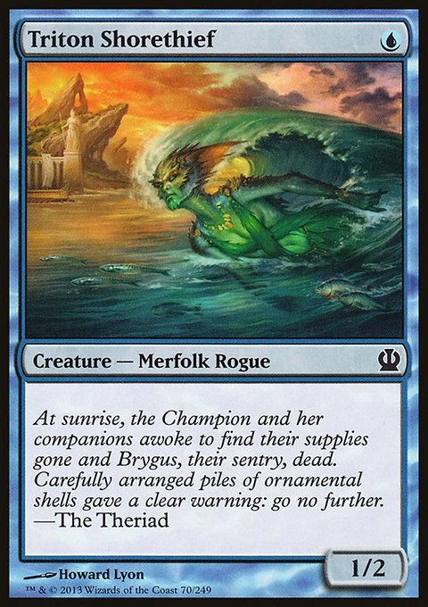 Triton Shorethief, Theros #70, Magic: The Gathering card