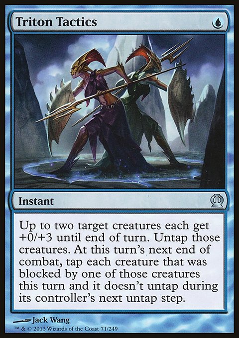 Triton Tactics, Theros #71, Magic: The Gathering card