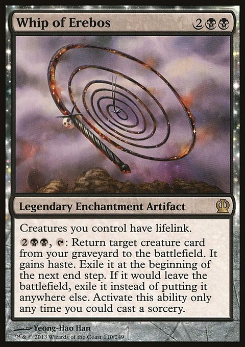 Whip of Erebos, Theros #110, Magic: The Gathering card