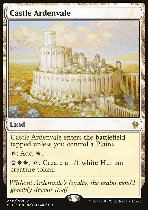 Castle Ardenvale, Throne of Eldraine Promos #238p, Magic: The Gathering card