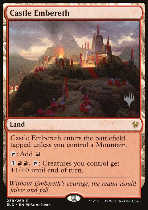 Castle Embereth, Throne of Eldraine Promos #239p, Magic: The Gathering card