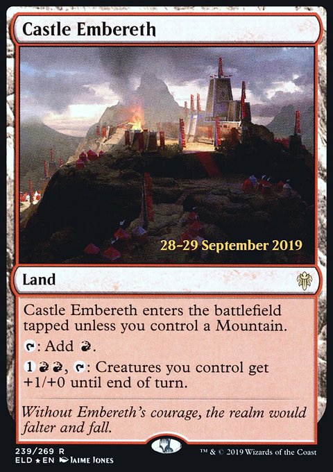Castle Embereth, Throne of Eldraine Promos #239s, Magic: The Gathering card
