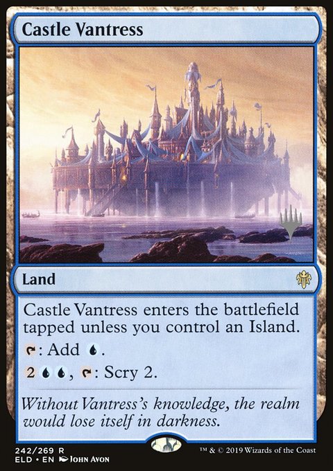 Castle Vantress, Throne of Eldraine Promos #242p, Magic: The Gathering card