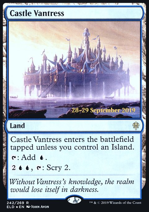 Castle Vantress, Throne of Eldraine Promos #242s, Magic: The Gathering card