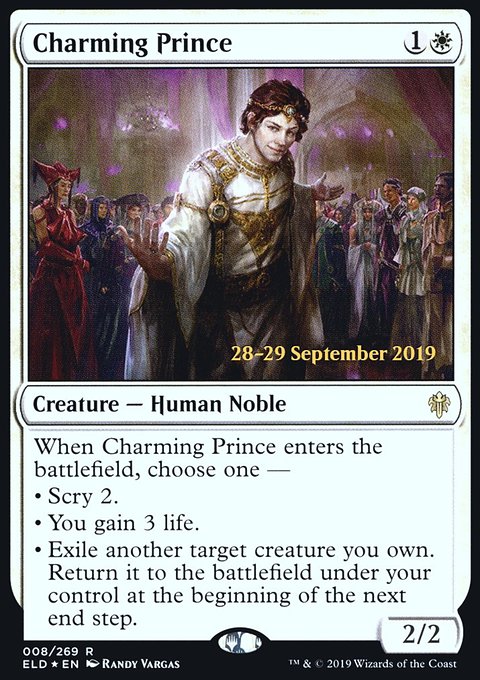 Charming Prince, Throne of Eldraine Promos #8s, Magic: The Gathering card