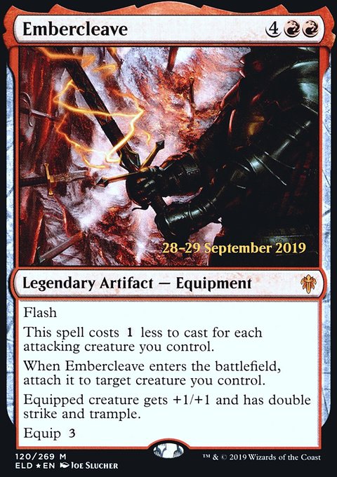 Embercleave, Throne of Eldraine Promos #120s, Magic: The Gathering card