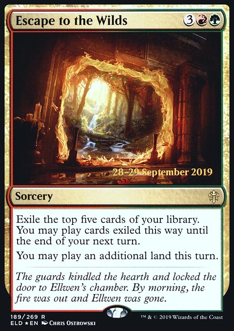 Escape to the Wilds, Throne of Eldraine Promos #189s, Magic: The Gathering card