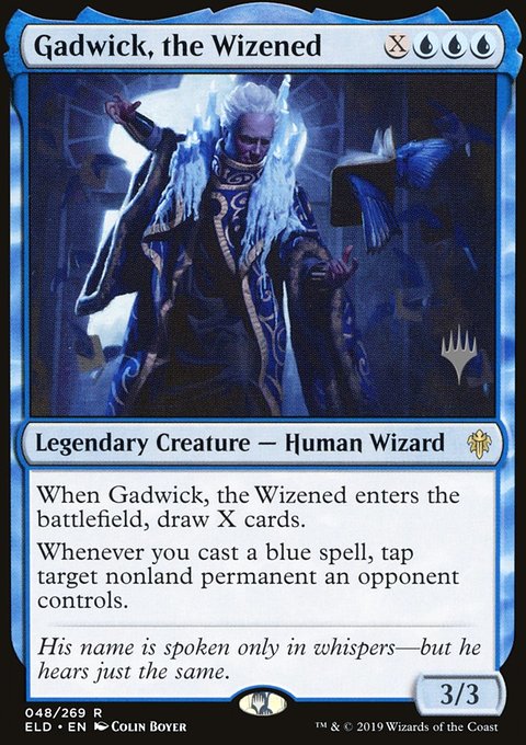 Gadwick, the Wizened, Throne of Eldraine Promos #48p, Magic: The Gathering card