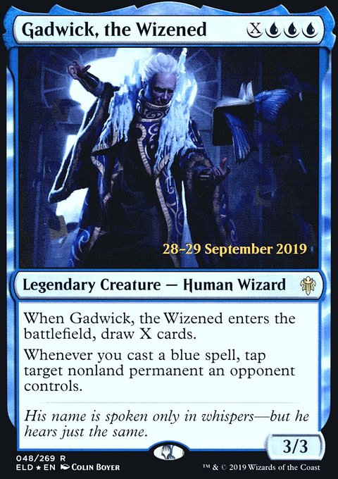 Gadwick, the Wizened, Throne of Eldraine Promos #48s, Magic: The Gathering card