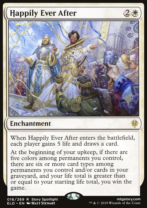 Happily Ever After, Throne of Eldraine Promos #16p, Magic: The Gathering card