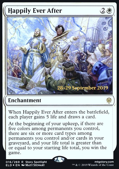 Happily Ever After, Throne of Eldraine Promos #16s, Magic: The Gathering card