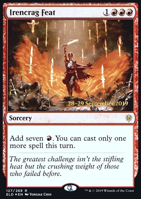 Irencrag Feat, Throne of Eldraine Promos #127s, Magic: The Gathering card