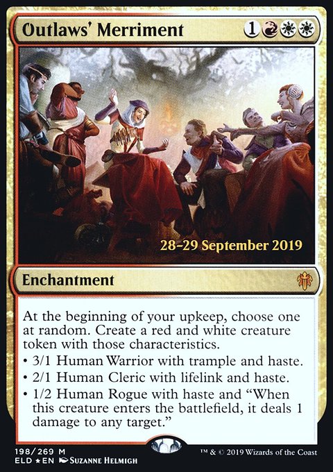 Outlaws' Merriment, Throne of Eldraine Promos #198s, Magic: The Gathering card