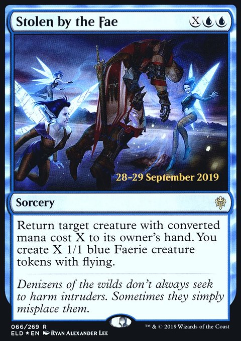 Stolen by the Fae, Throne of Eldraine Promos #66s, Magic: The Gathering card