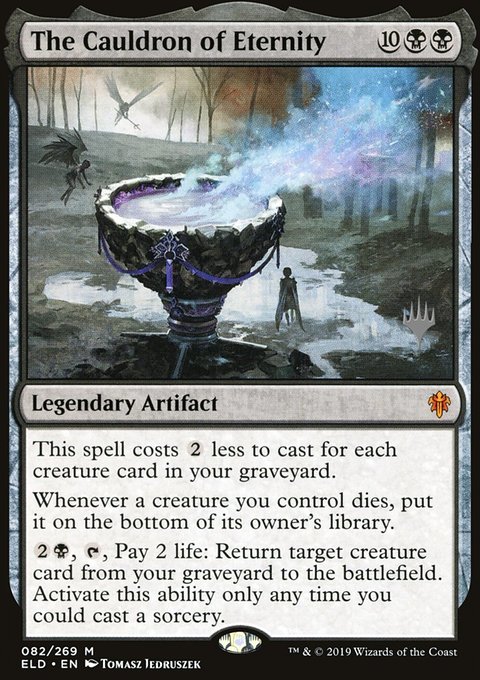The Cauldron of Eternity, Throne of Eldraine Promos #82p, Magic: The Gathering card