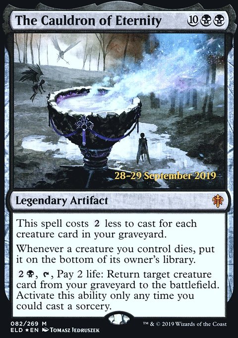The Cauldron of Eternity, Throne of Eldraine Promos #82s, Magic: The Gathering card