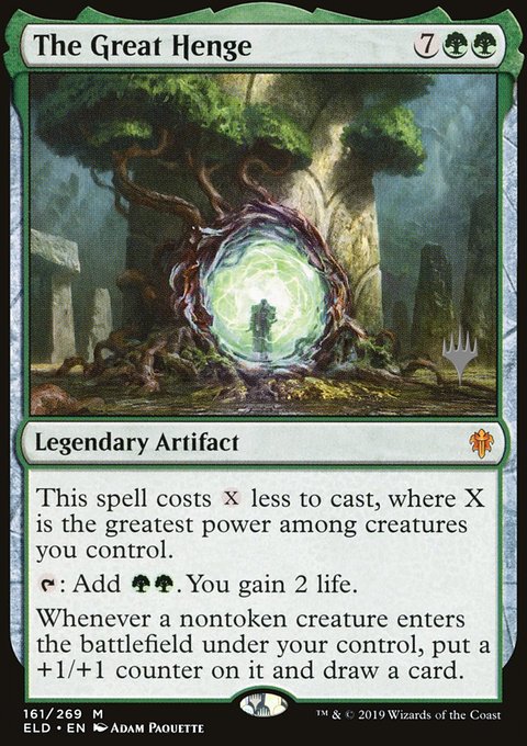 The Great Henge, Throne of Eldraine Promos #161p, Magic: The Gathering card