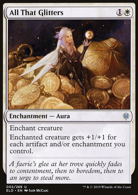 All That Glitters, Throne of Eldraine #2, Magic: The Gathering card