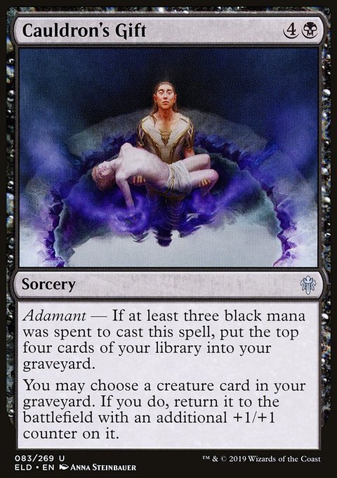 Cauldron's Gift, Throne of Eldraine #83, Magic: The Gathering card