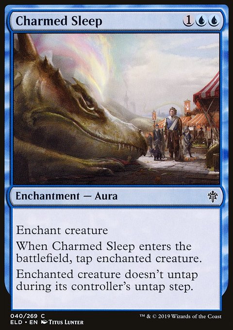 Charmed Sleep, Throne of Eldraine #40, Magic: The Gathering card