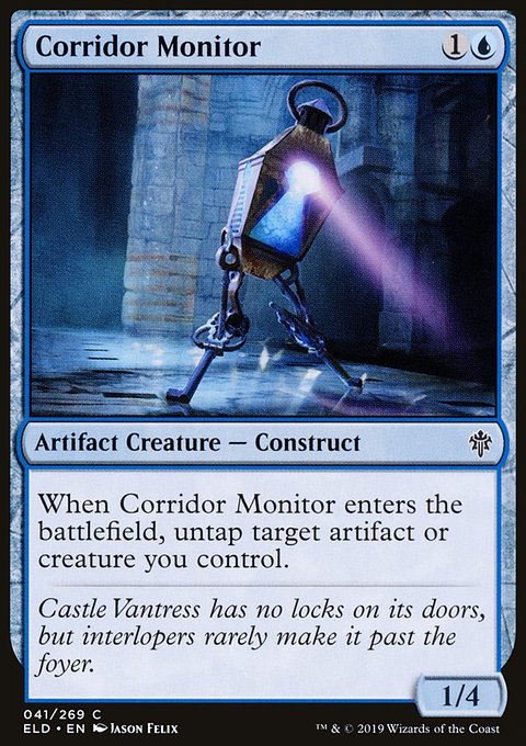 Corridor Monitor, Throne of Eldraine #41, Magic: The Gathering card