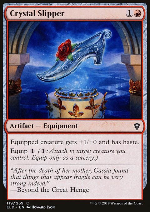 Crystal Slipper, Throne of Eldraine #119, Magic: The Gathering card
