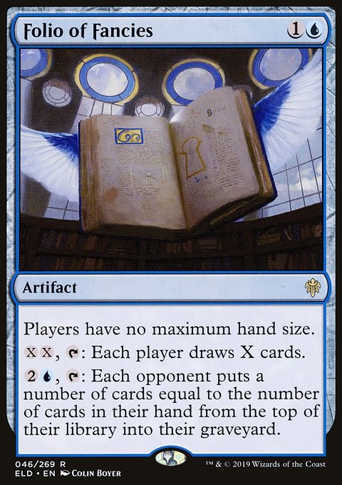 Folio of Fancies, Throne of Eldraine #46, Magic: The Gathering card
