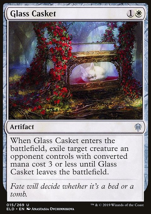 Glass Casket, Throne of Eldraine #15, Magic: The Gathering card