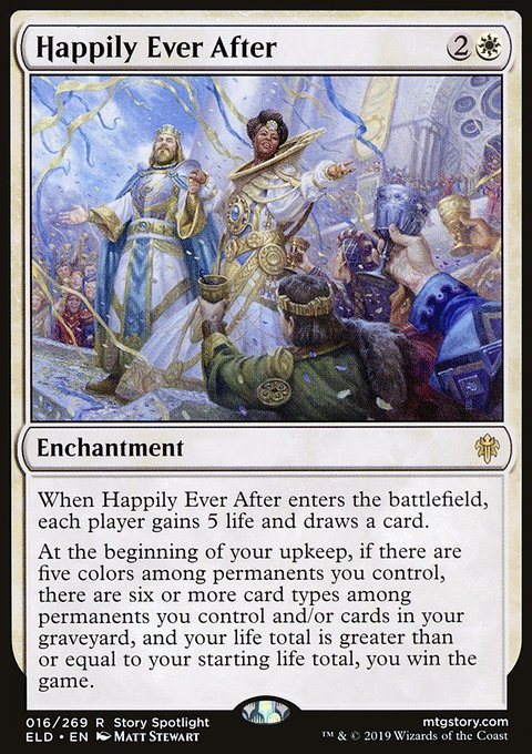 Happily Ever After, Throne of Eldraine #16, Magic: The Gathering card