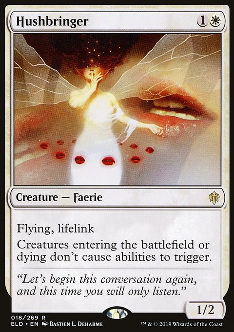 Hushbringer, Throne of Eldraine #18, Magic: The Gathering card