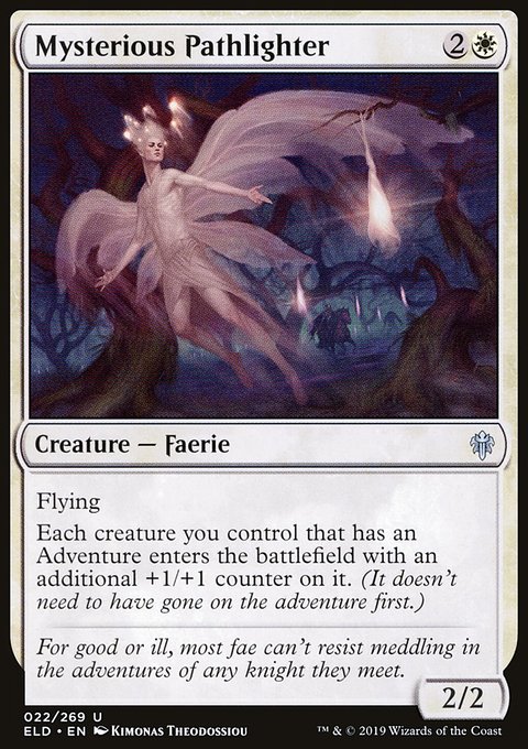 Mysterious Pathlighter, Throne of Eldraine #22, Magic: The Gathering card