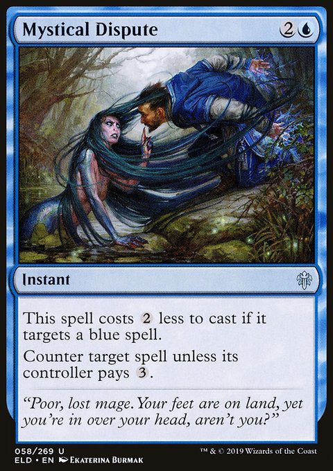 Mystical Dispute, Throne of Eldraine #58, Magic: The Gathering card