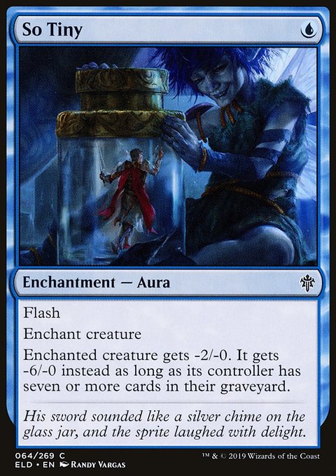 So Tiny, Throne of Eldraine #64, Magic: The Gathering card
