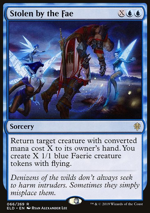 Stolen by the Fae, Throne of Eldraine #66, Magic: The Gathering card