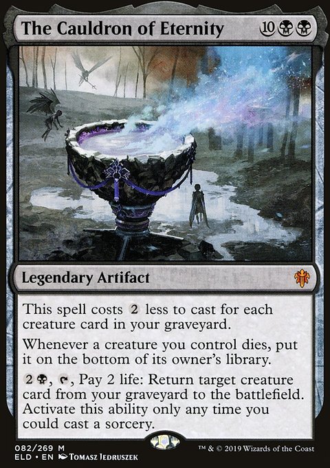 The Cauldron of Eternity, Throne of Eldraine #82, Magic: The Gathering card