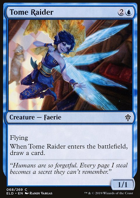 Tome Raider, Throne of Eldraine #68, Magic: The Gathering card