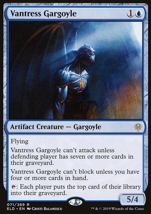 Vantress Gargoyle, Throne of Eldraine #71, Magic: The Gathering card