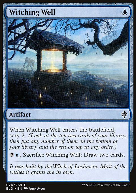 Witching Well, Throne of Eldraine #74, Magic: The Gathering card