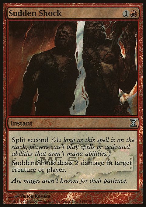 Sudden Shock, Time Spiral Promos #179★, Magic: The Gathering card