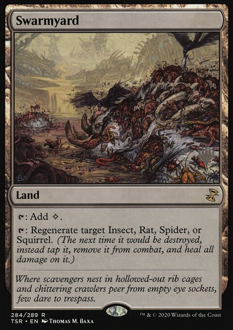 Swarmyard, Time Spiral Remastered Promos #284p, Magic: The Gathering card