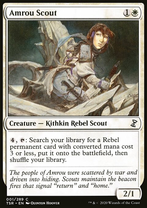 Amrou Scout, Time Spiral Remastered #1, Magic: The Gathering card