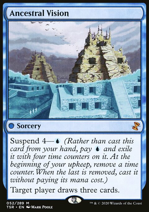 Ancestral Vision, Time Spiral Remastered #52, Magic: The Gathering card