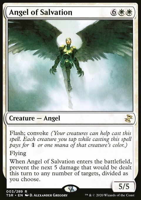 Angel of Salvation, Time Spiral Remastered #3, Magic: The Gathering card